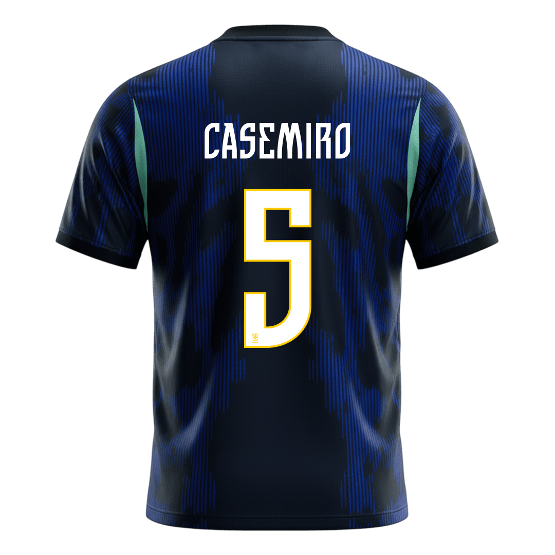 Maglia Replica Brasile Trasferta CASEMIRO #5 Uomo Mondiali 2026