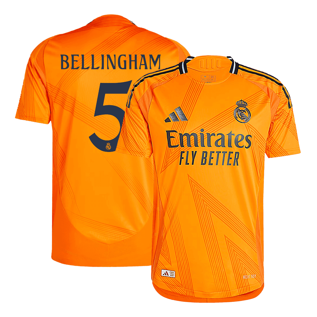 Maglia Gara Real Madrid Trasferta BELLINGHAM #5 Uomo 2024/25
