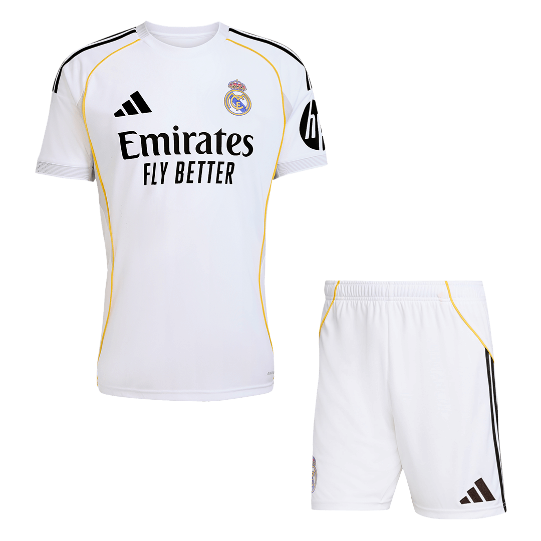 Completo Base Real Madrid Casa Uomo 2025/26 - 2 Pezzi