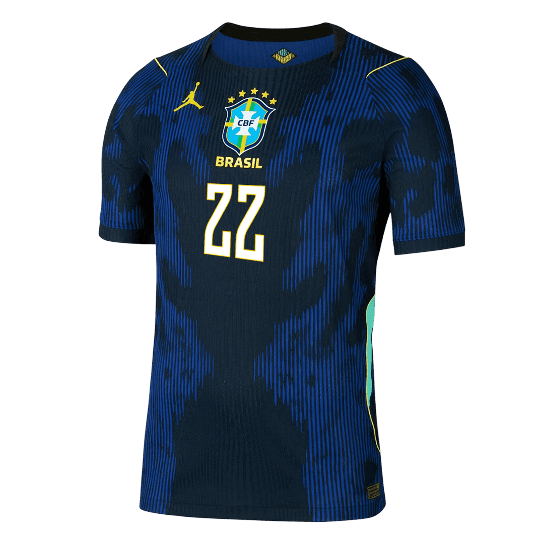 Maglia Gara Brasile Trasferta JOÃO PEDRO #22 Uomo Mondiali 2026