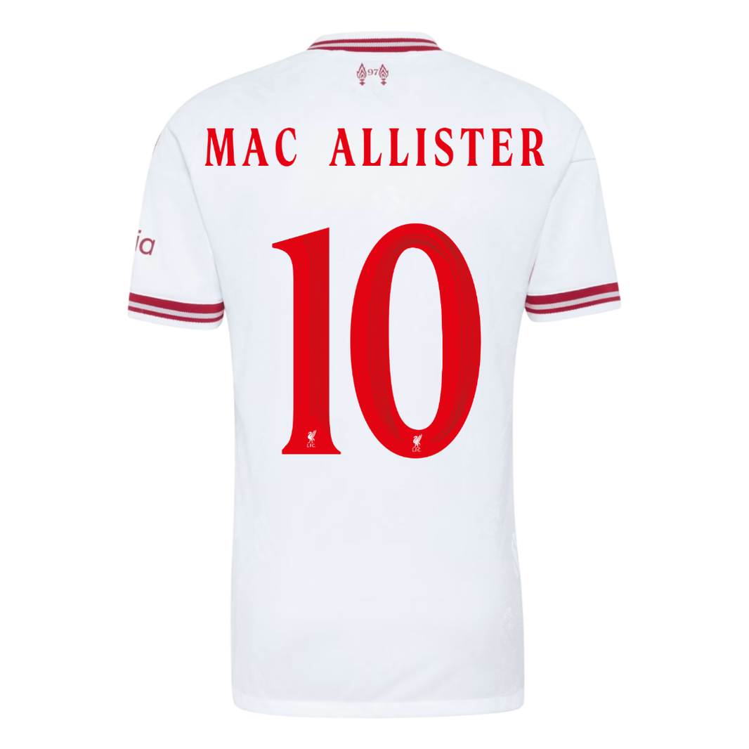 Maglia Gara Liverpool Trasferta MAC ALLISTER #10 Uomo 2026/27 - UCL