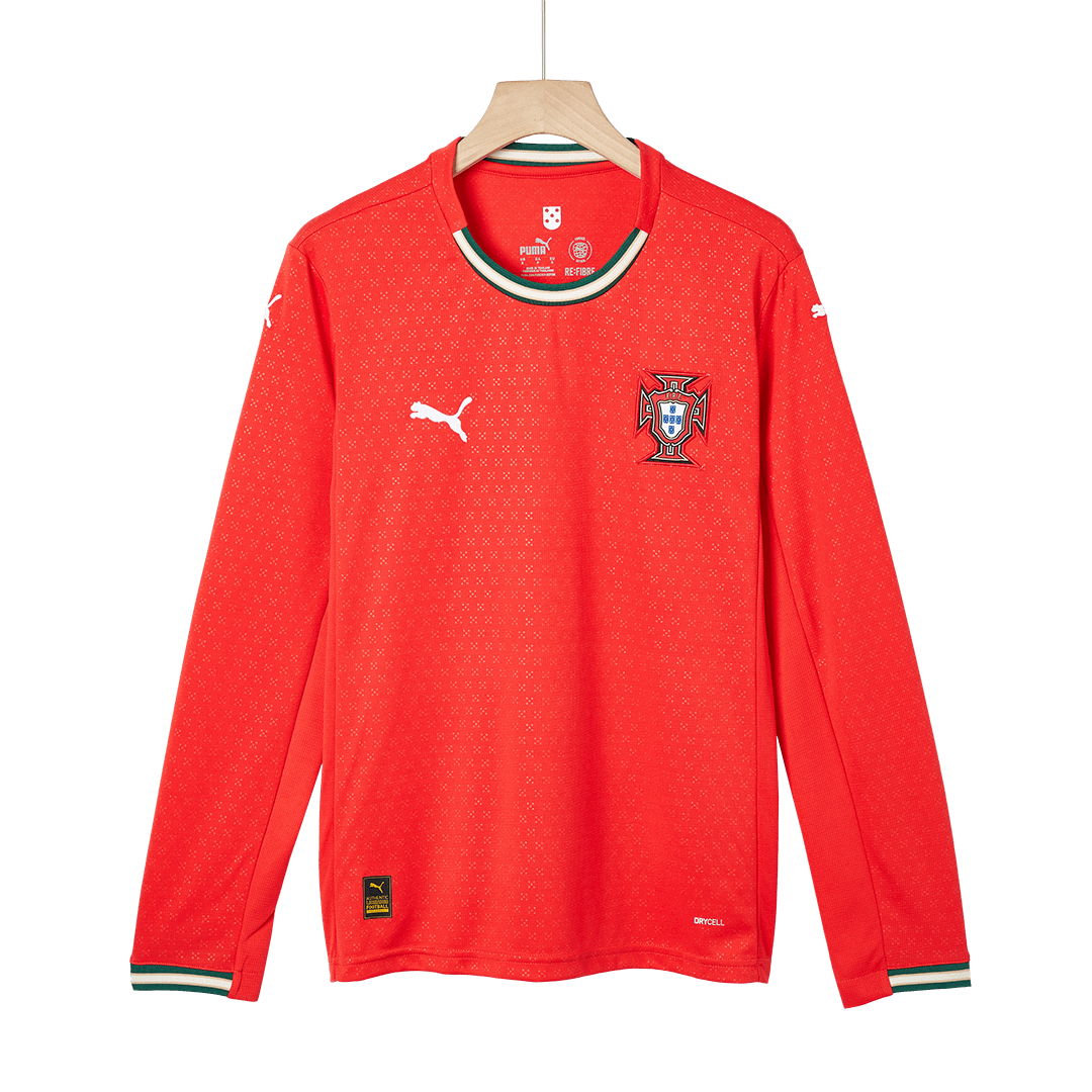 Maglia Replica Portugal Casa RONALDO #7 Uomo 2025 - Manica Lunga