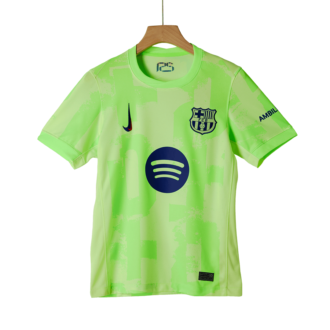 Kit Completo Barcelona Terza Uomo 2024/25 Spotify Logo Without Text - 3 Pezzi