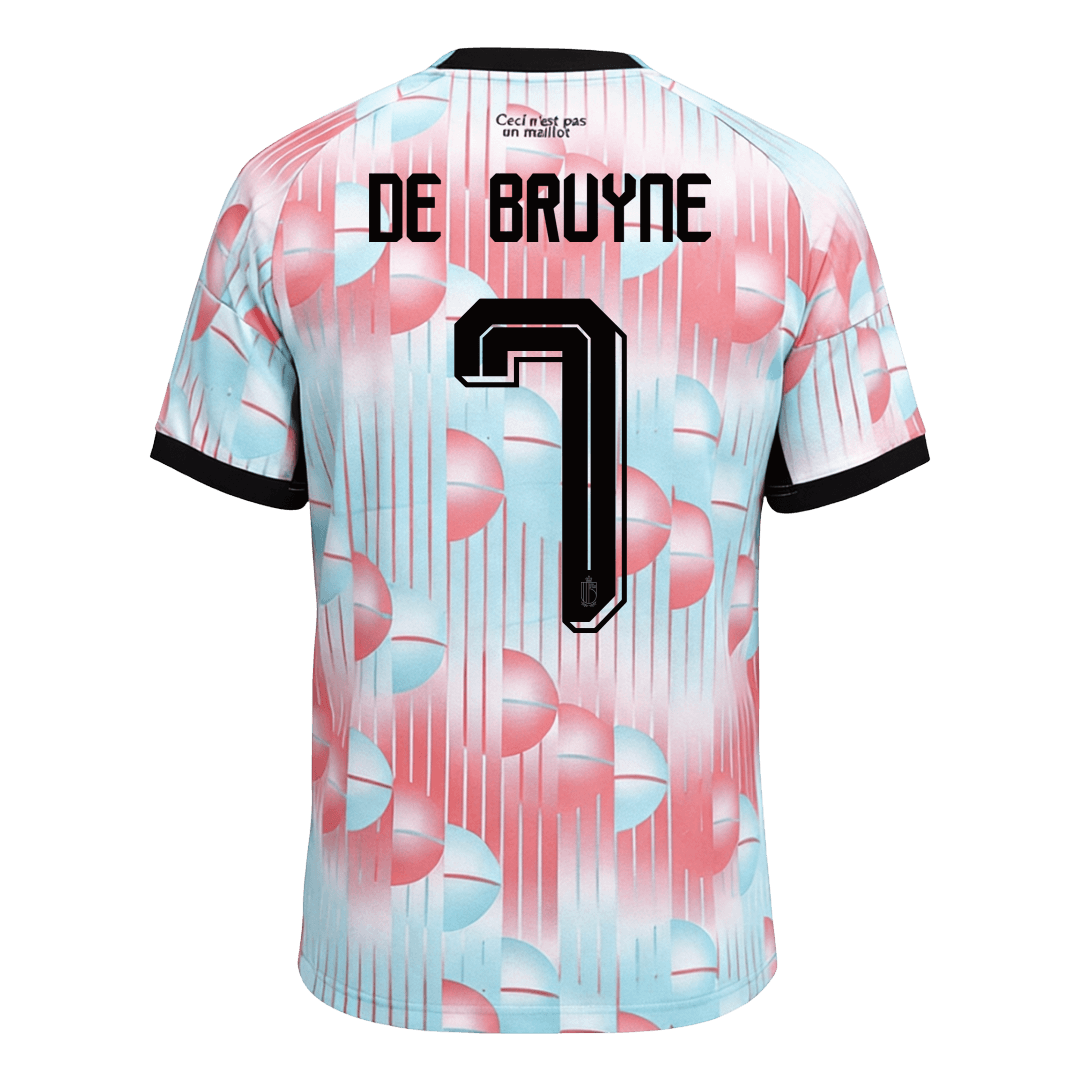 Maglia Replica Belgio Trasferta DE BRUYNE #7 Uomo Mondiali 2026