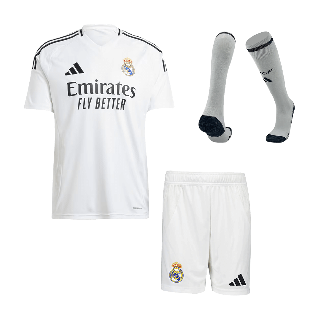 Kit Completo Real Madrid Casa Uomo 2024/25 - 3 Pezzi