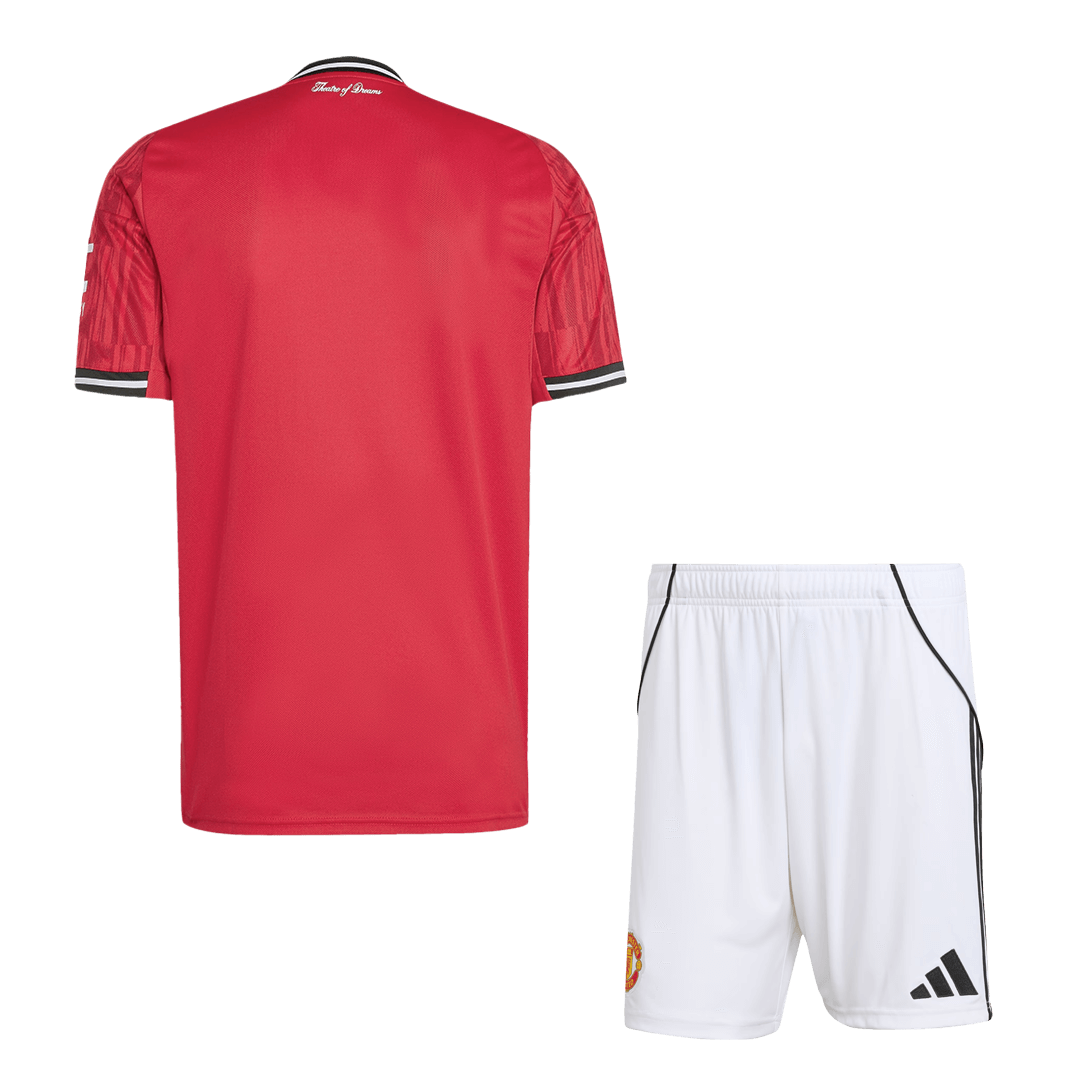 Completo Base Manchester United Casa Uomo 2025/26 - 2 Pezzi