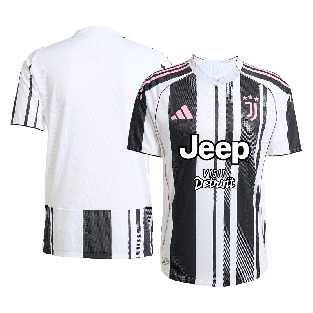 Maglia Gara Juventus Casa Uomo 2025/26 -Jeep Visit Detroit Sponsor