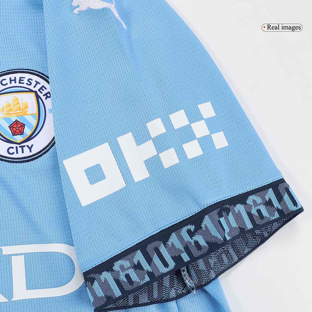 Kit Completo Manchester City Casa Uomo 2024/25 - 3 Pezzi