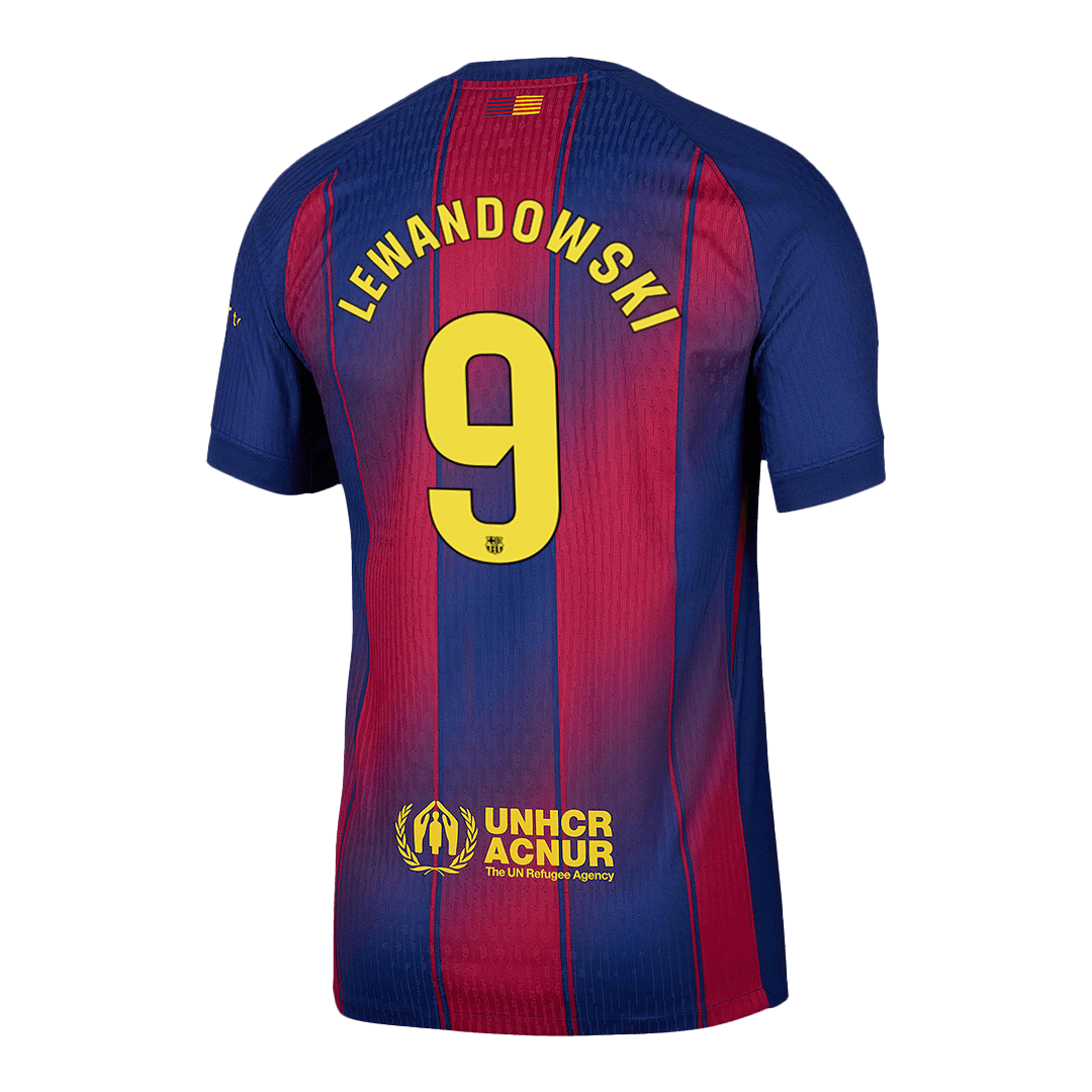 Maglia Gara Barcelona Casa LEWANDOWSKI #9 Uomo 2025/26