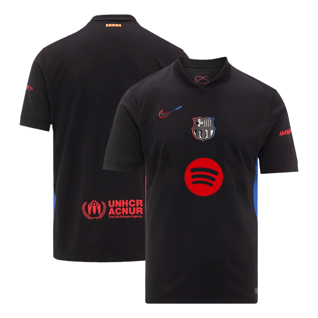 Maglia Replica Barcelona Trasferta Uomo 2024/25 - Spotify Logo Without Text