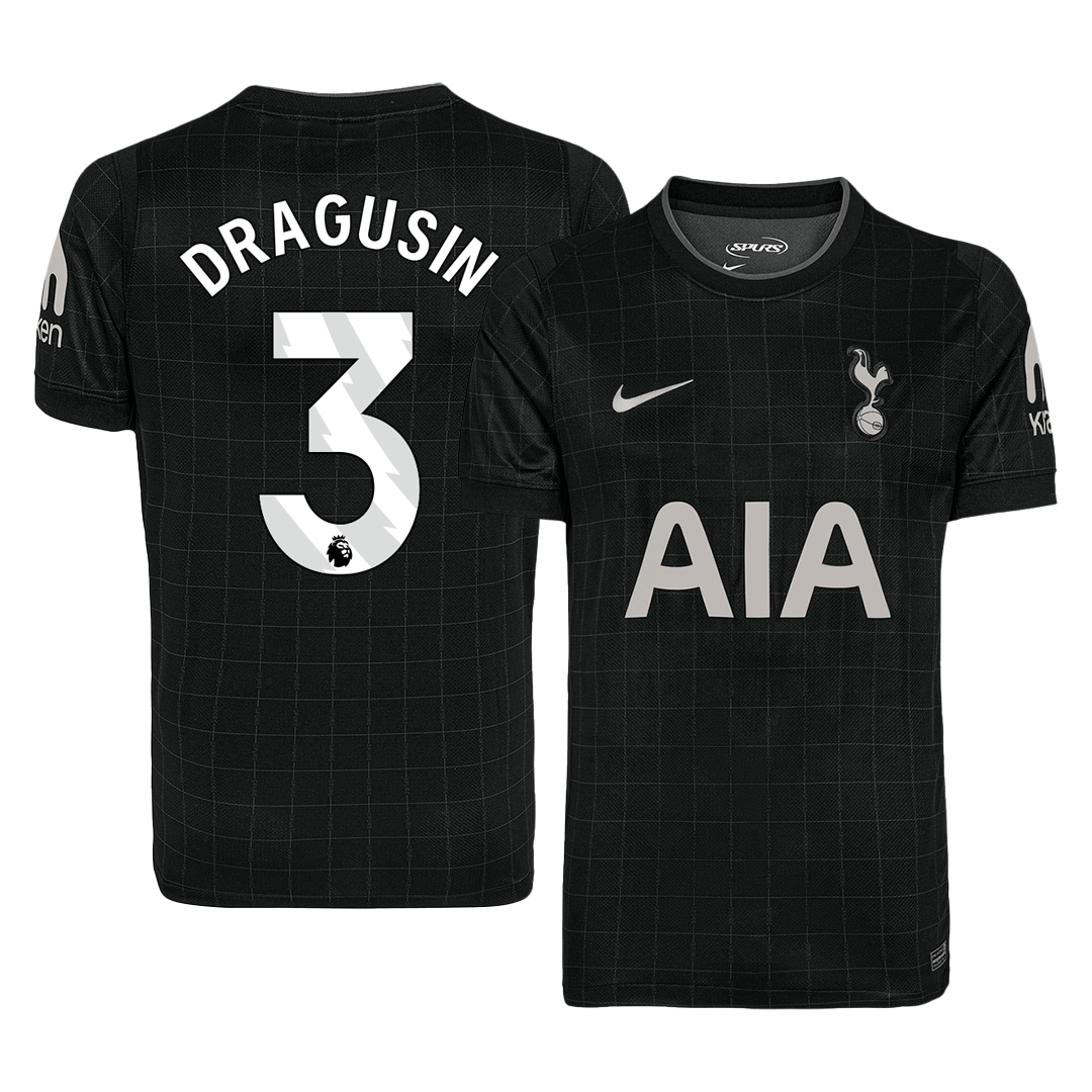 Maglia Replica Tottenham Hotspur Trasferta DRAGUSIN #3 Uomo 2025/26