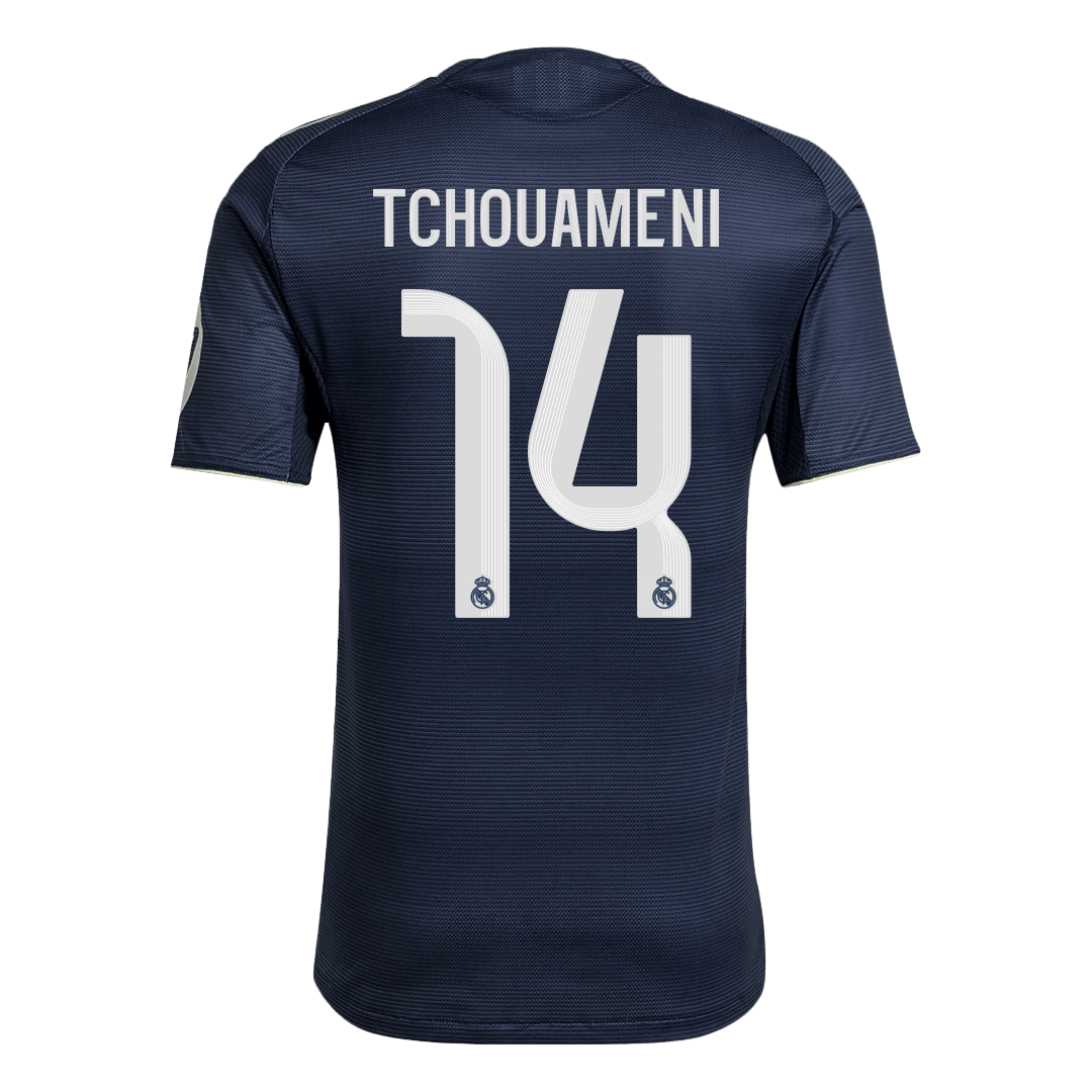 Maglia Gara Real Madrid Trasferta TCHOUAMENI #14 Uomo 2025/26