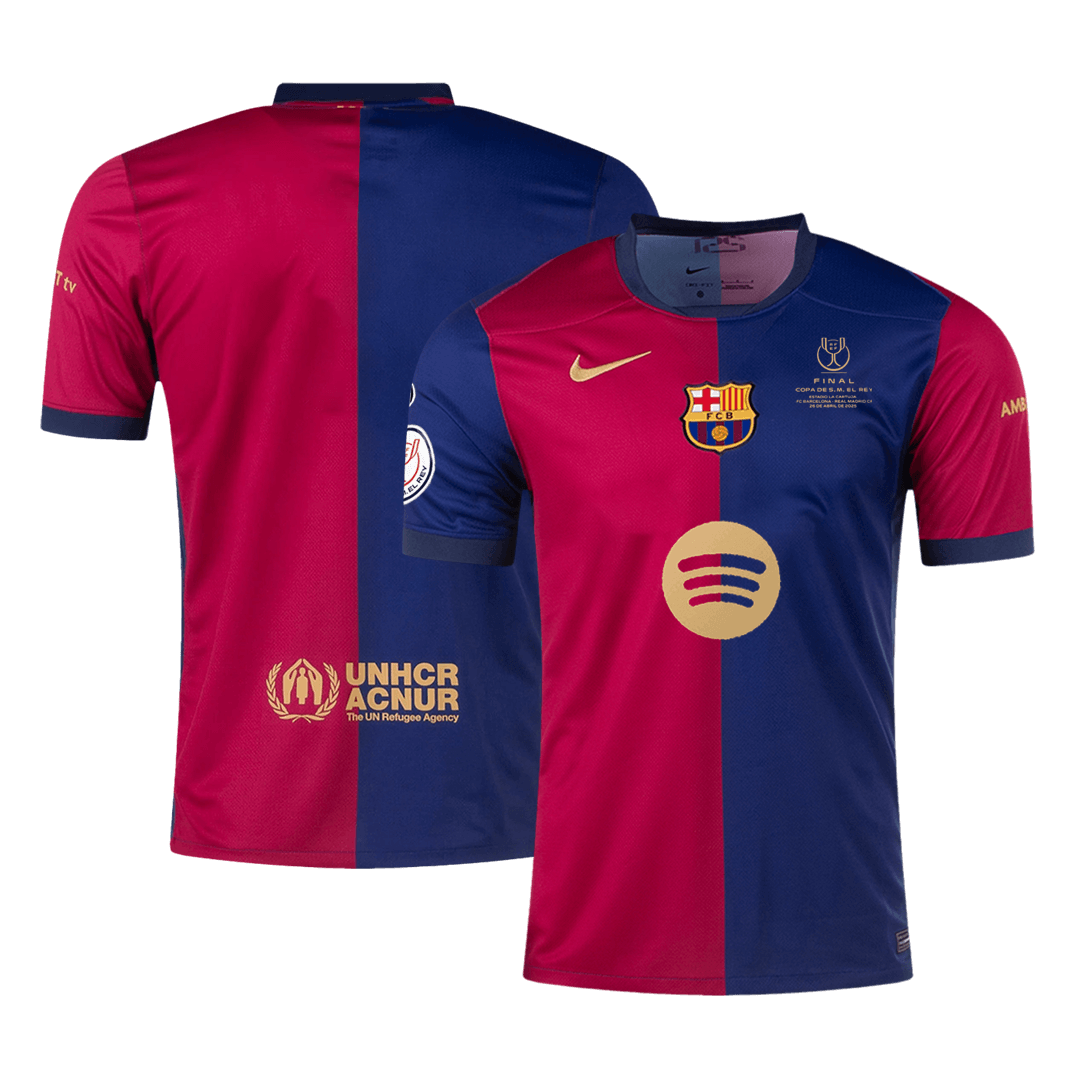 Maglia Replica Barcelona Casa Uomo 2024/25 - Copa del Rey Final