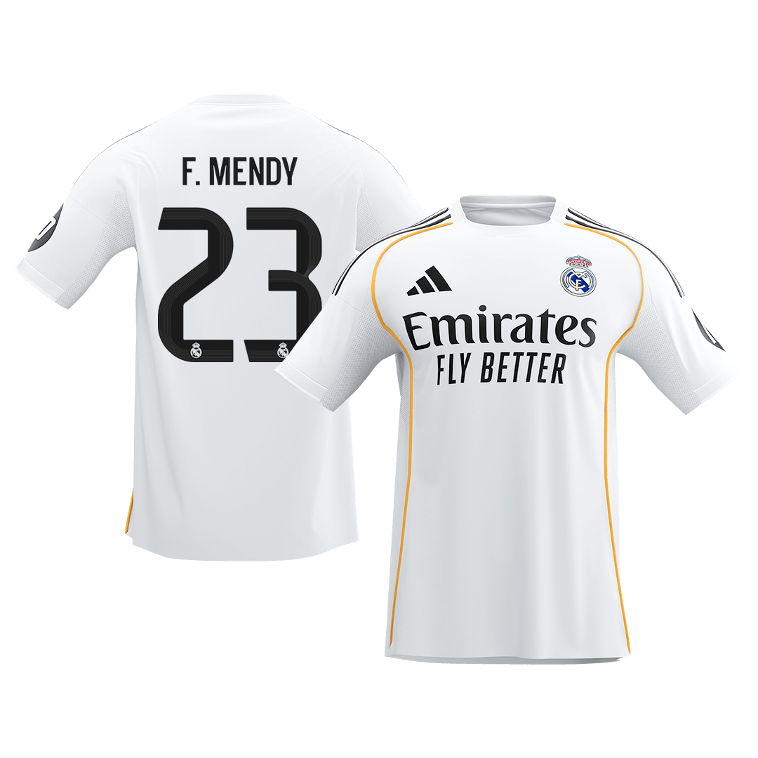 Maglia Replica Real Madrid Casa F.MENDY #23 Uomo 2025/26