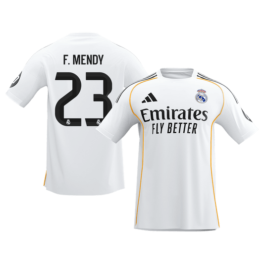 Maglia Replica Real Madrid Casa F.MENDY #23 Uomo 2025/26