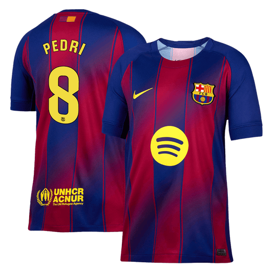 Maglia Replica Barcelona Casa PEDRI #8 Uomo 2025/26