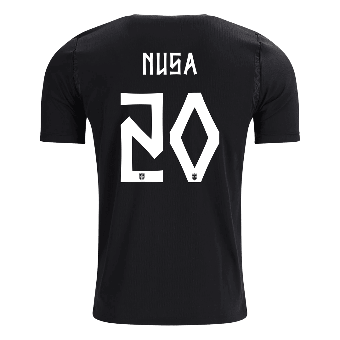 Maglia Replica Norvegia Trasferta NUSA #20 Uomo Mondiali 2026
