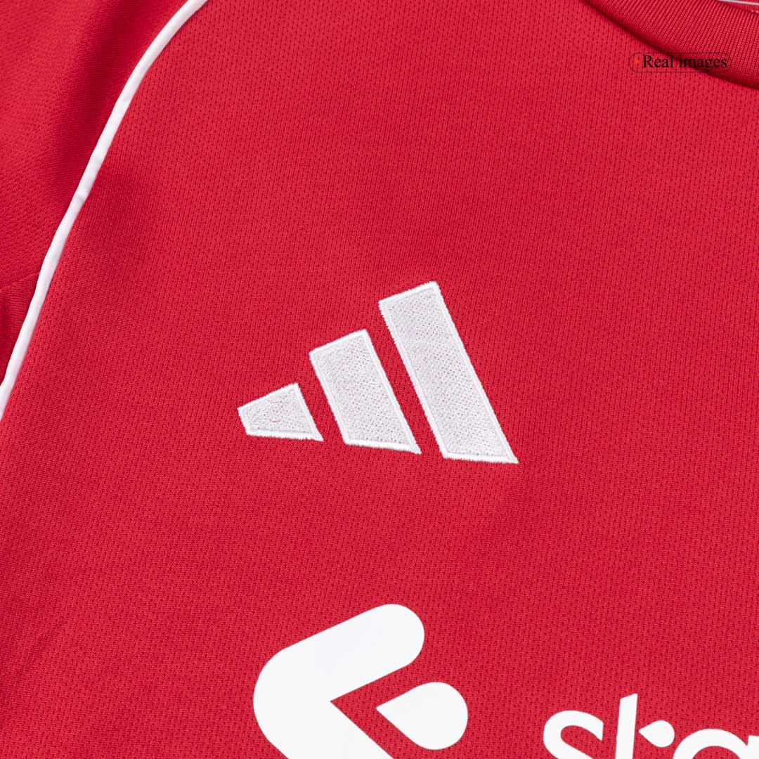 Maglia Replica Liverpool Casa Uomo 2025/26 - Manica Lunga