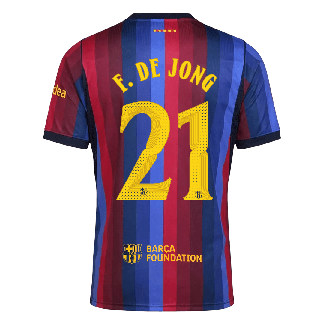 Maglia Replica Barcelona Casa F. DE JONG #21 Uomo 2026/27