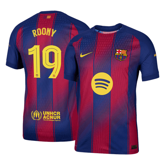 Maglia Gara Barcelona Casa ROONY #19 Uomo 2025/26