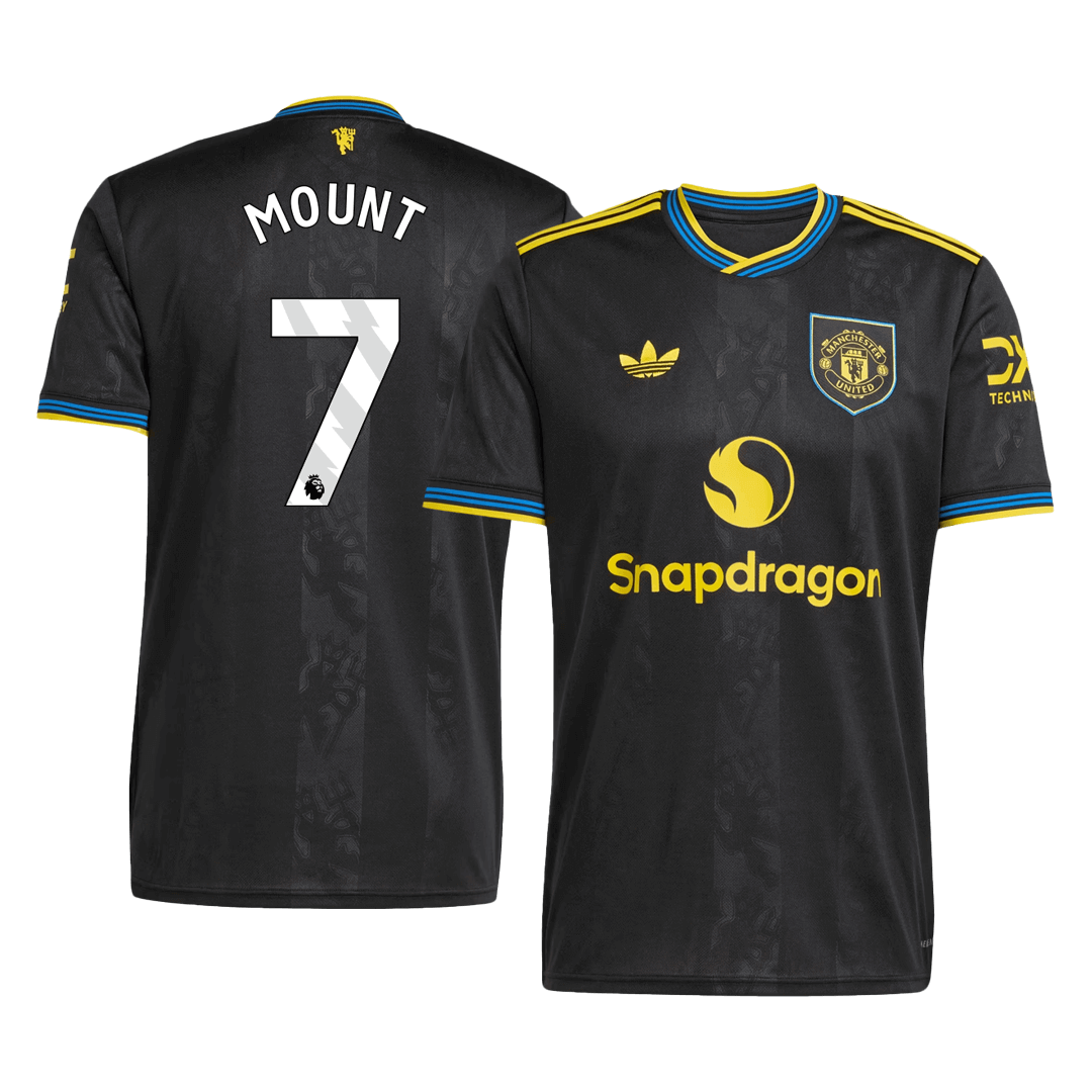 Maglia Replica Manchester United Terza MOUNT #7 Uomo 2025/26