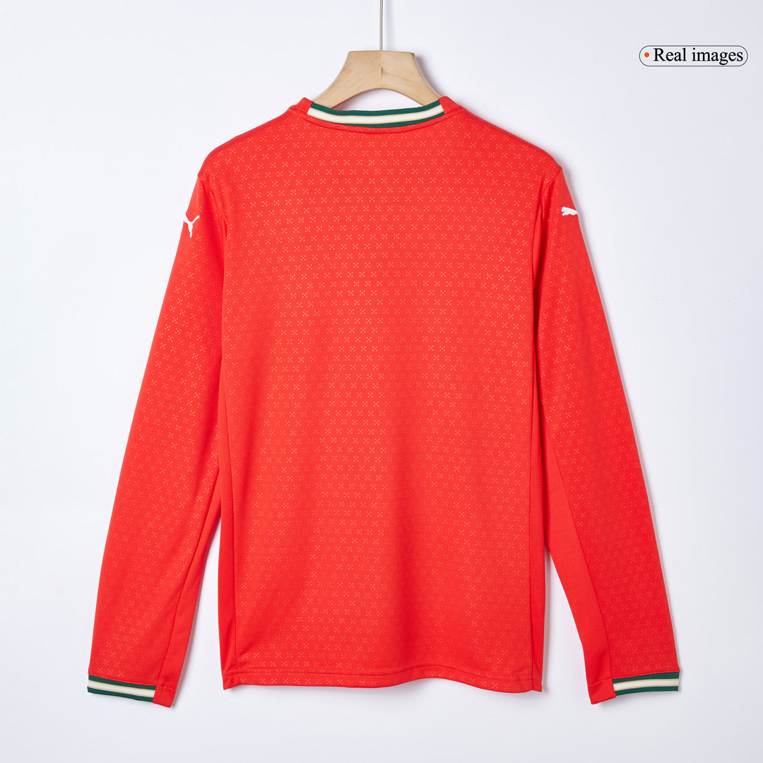 Maglia Replica Portugal Casa RONALDO #7 Uomo 2025 - Manica Lunga