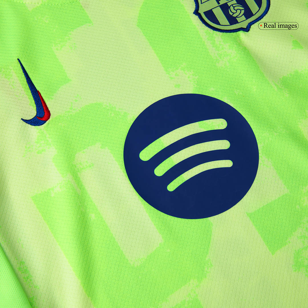 Completo Bambino Barcelona Terza 2024/25 Spotify Logo Without Text - 2 Pezzi