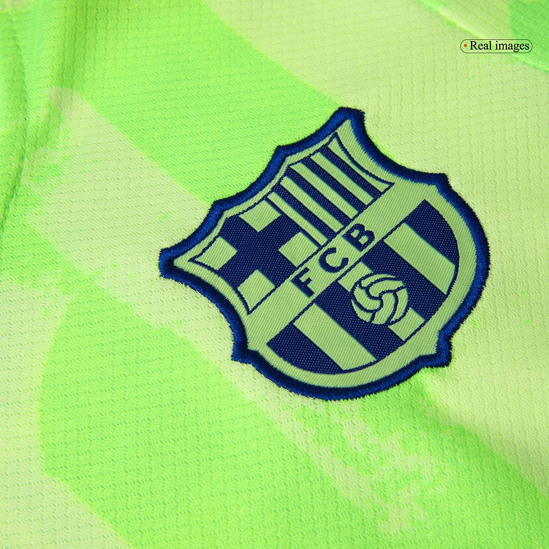 Completo Bambino Barcelona Terza 2024/25 Spotify Logo Without Text - 2 Pezzi