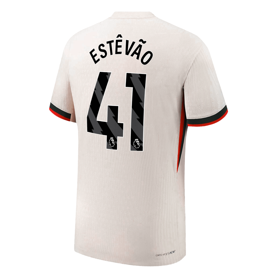 Maglia Gara Chelsea Trasferta ESTÊVÃO #41 Uomo 2025/26