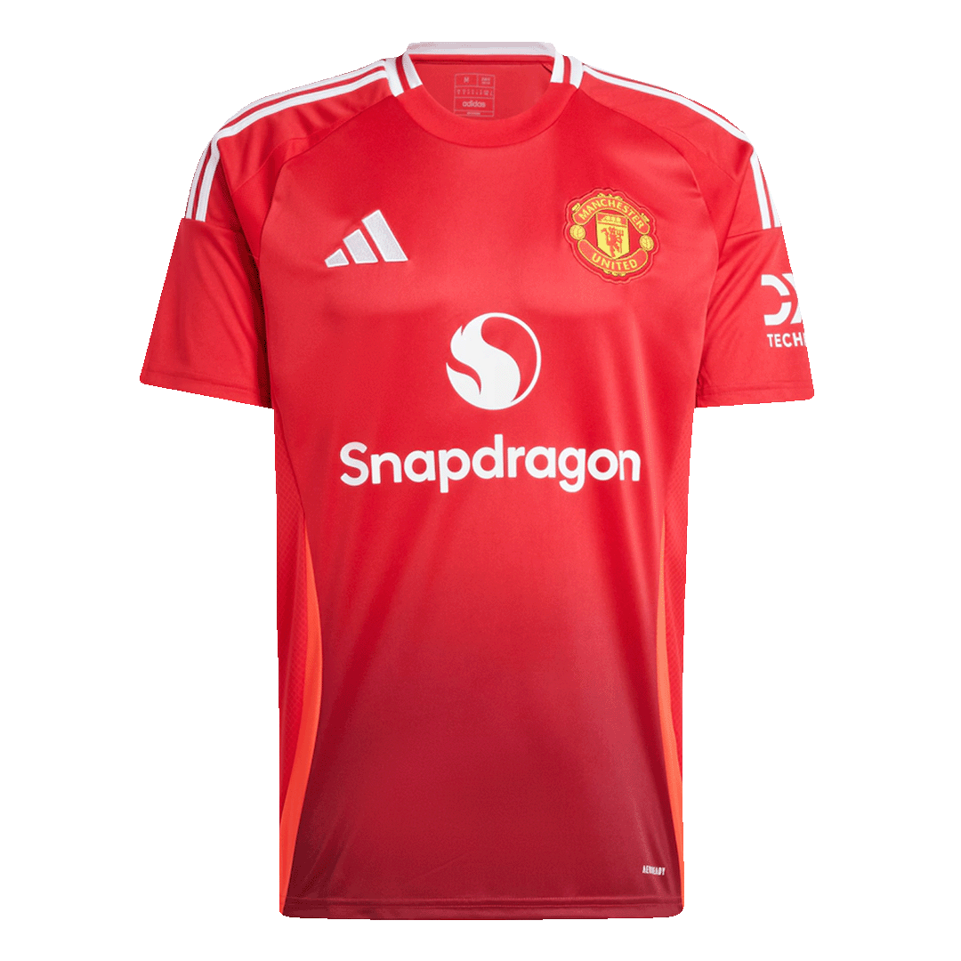 Kit Completo Manchester United Casa Uomo 2024/25 - 3 Pezzi