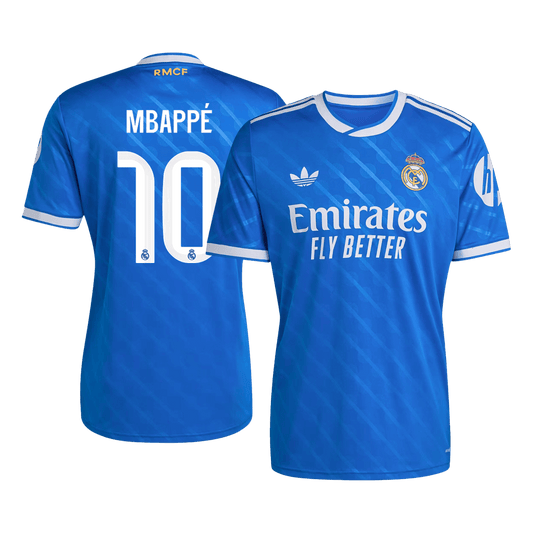 Maglia Replica Real Madrid Terza MBAPPÉ #10 Uomo 2025/26