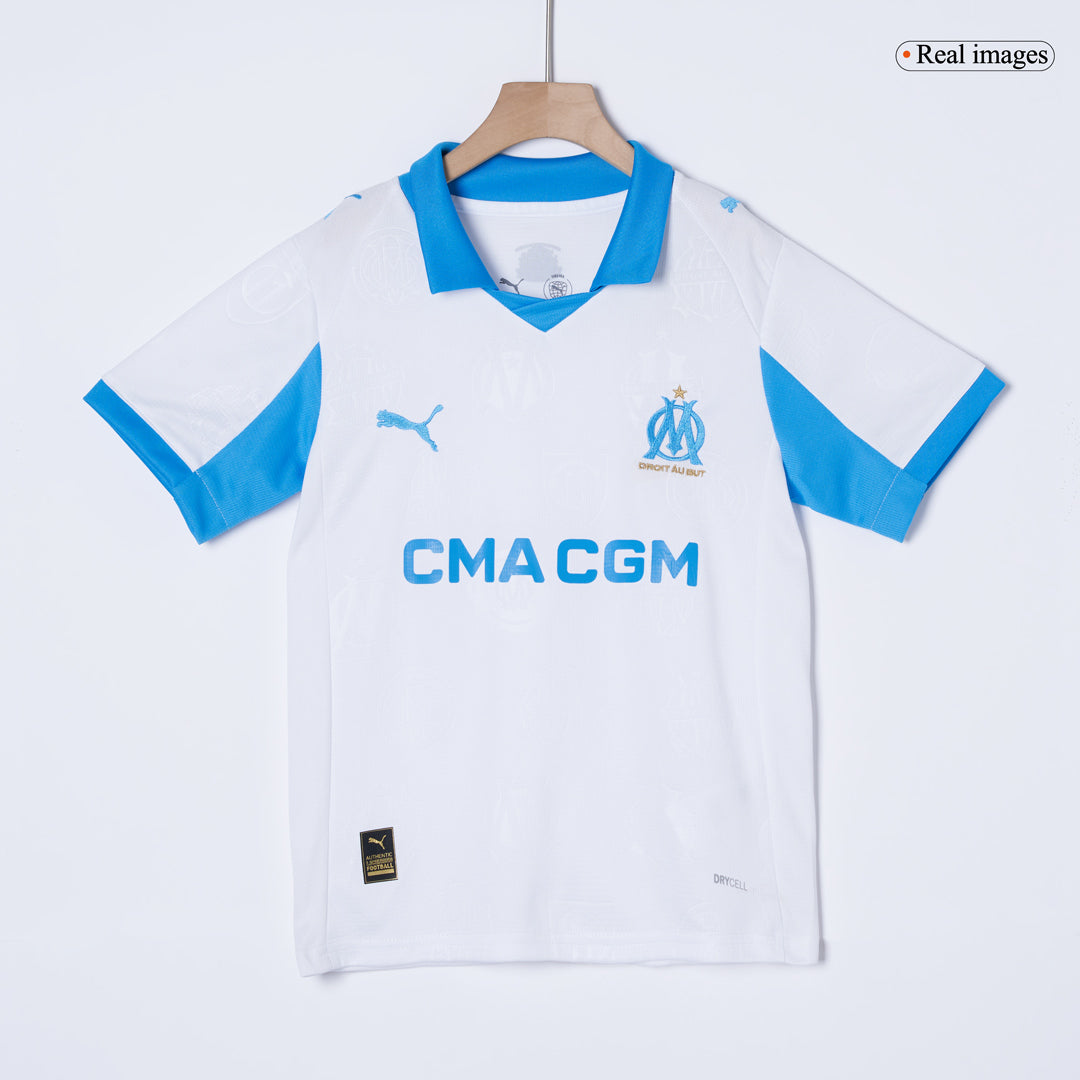 Base Kit Bambino Marseille Casa 2025/26 - 2 Pezzi
