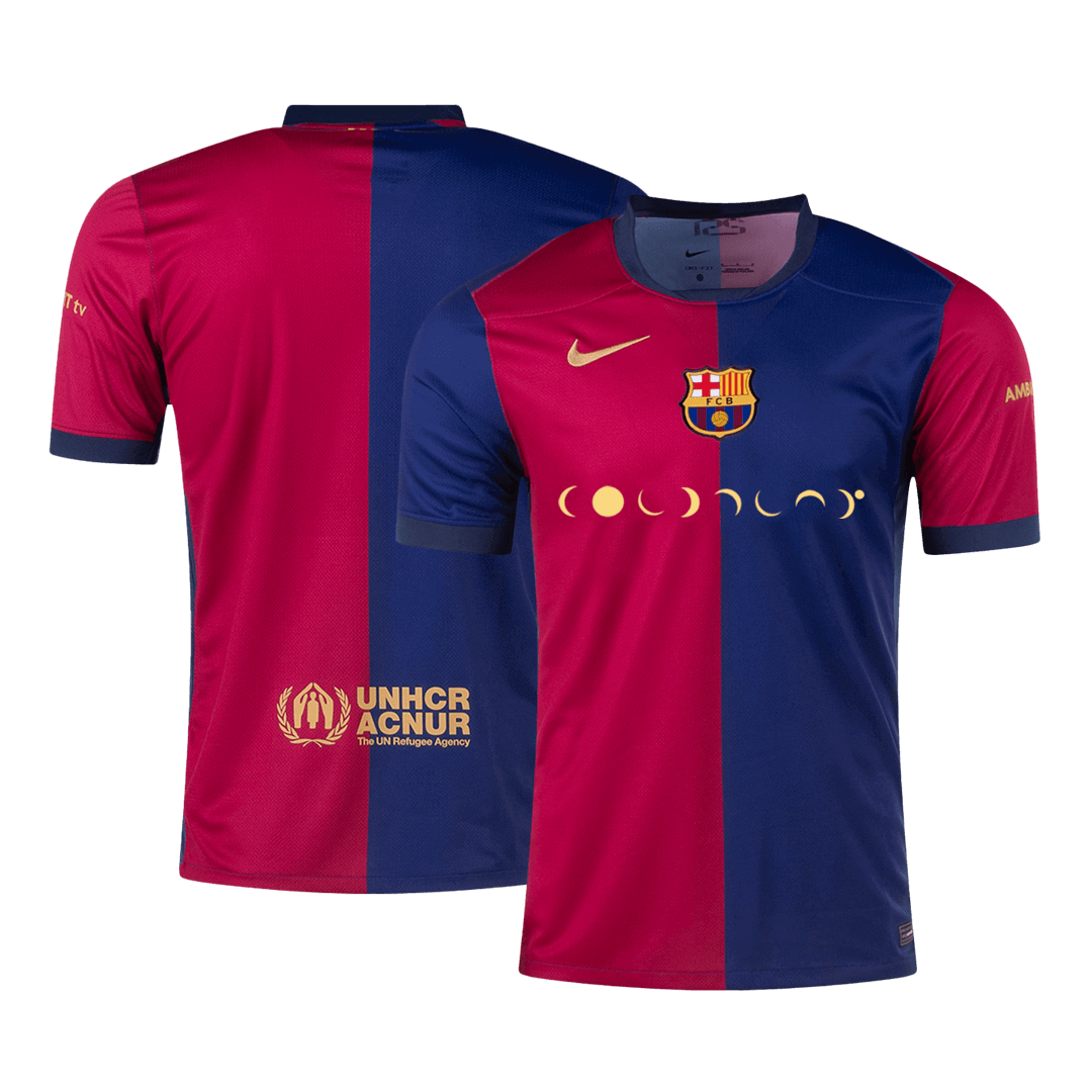 Maglia Replica Barcelona Casa Uomo 2024/25 - COLDPLAY