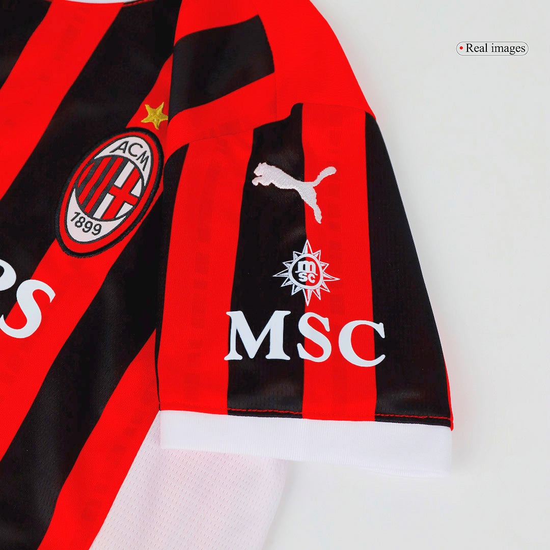 Completo Bambino AC Milan Casa 2024/25 - 2 Pezzi