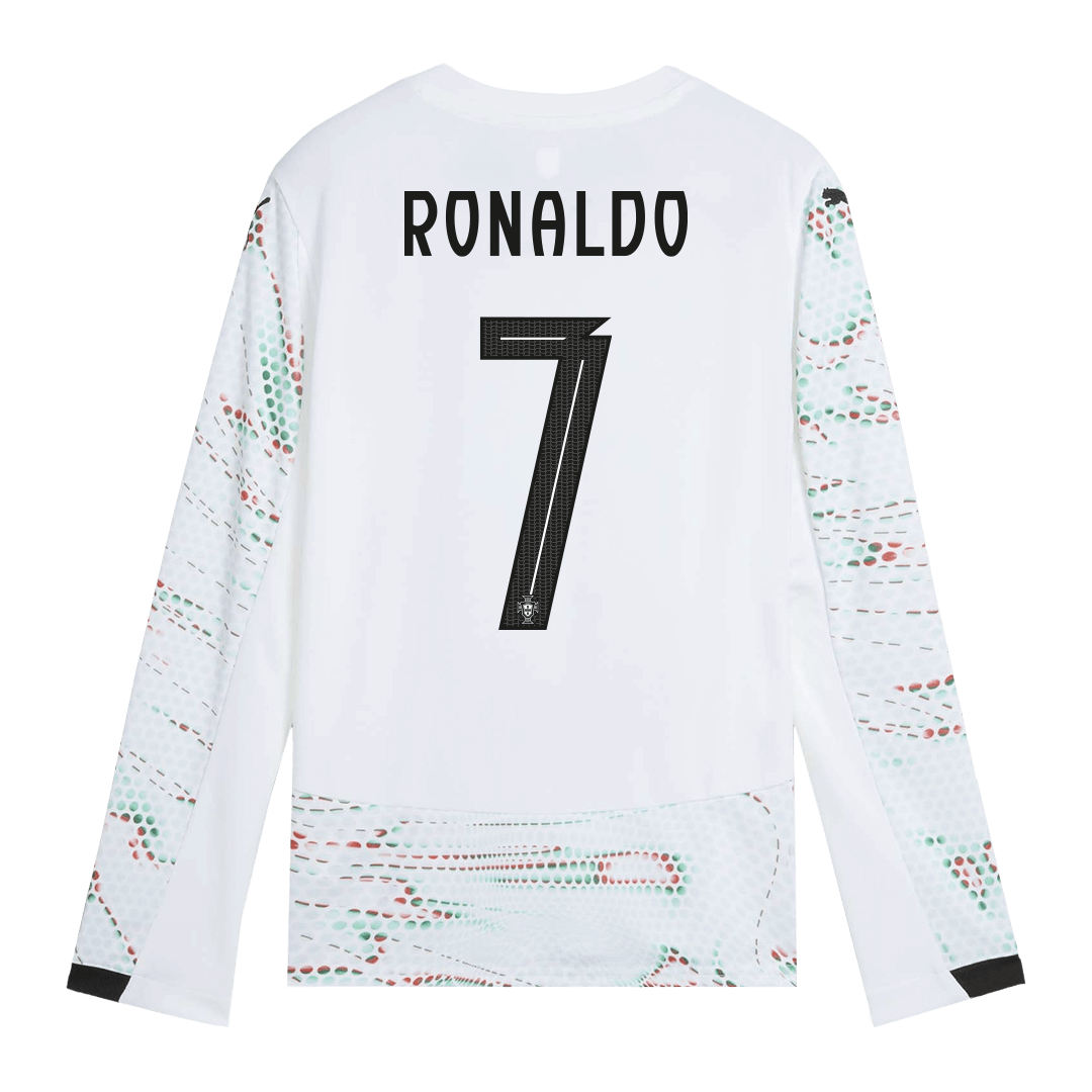 Maglia Replica Portugal Trasferta RONALDO #7 Uomo 2025 - Manica Lunga