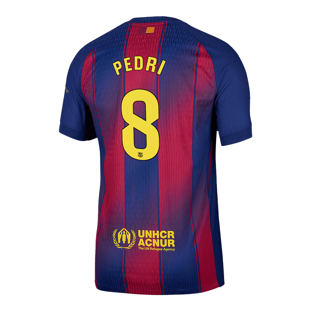 Maglia Gara Barcelona Casa PEDRI #8 Uomo 2025/26