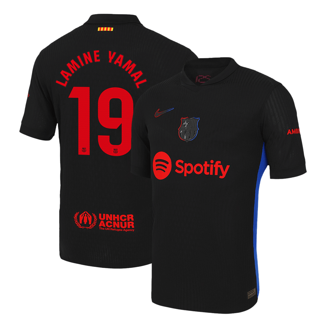 Maglia Gara Barcelona Trasferta LAMINE YAMAL #19 Uomo 2024/25