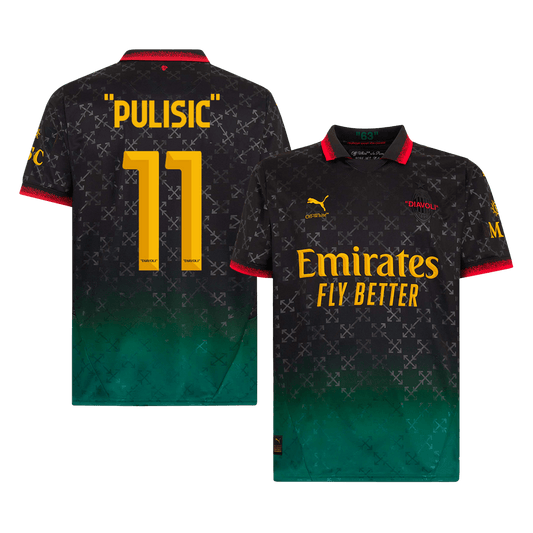 Maglia Replica AC Milan Quarta PULISIC #11 Uomo 2024/25