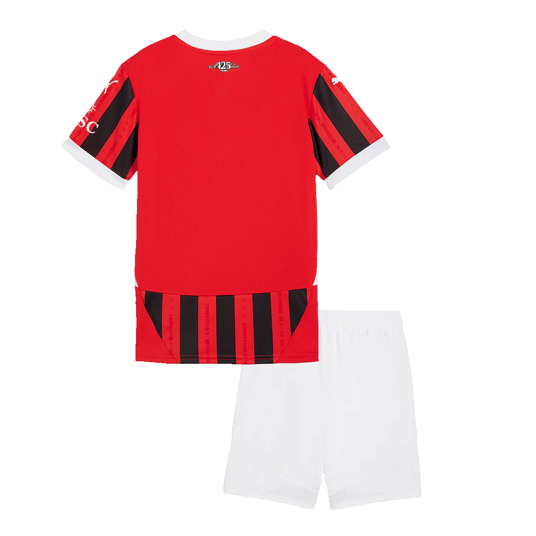 Completo Bambino AC Milan Casa 2024/25 - 2 Pezzi