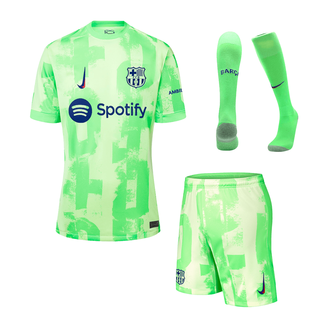 Kit Completo Barcelona Terza Uomo 2024/25 - 3 Pezzi