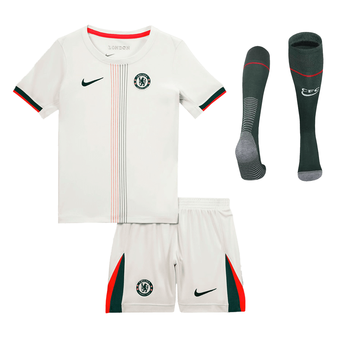 Kit Completo Bambino Chelsea Trasferta 2025/26 - 3 Pezzi