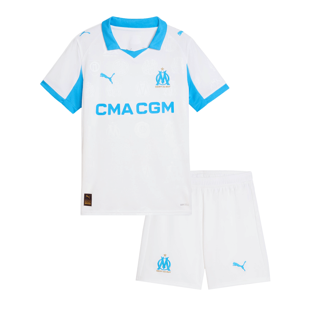 Completo Bambino Marseille Casa 2025/26 - 2 Pezzi