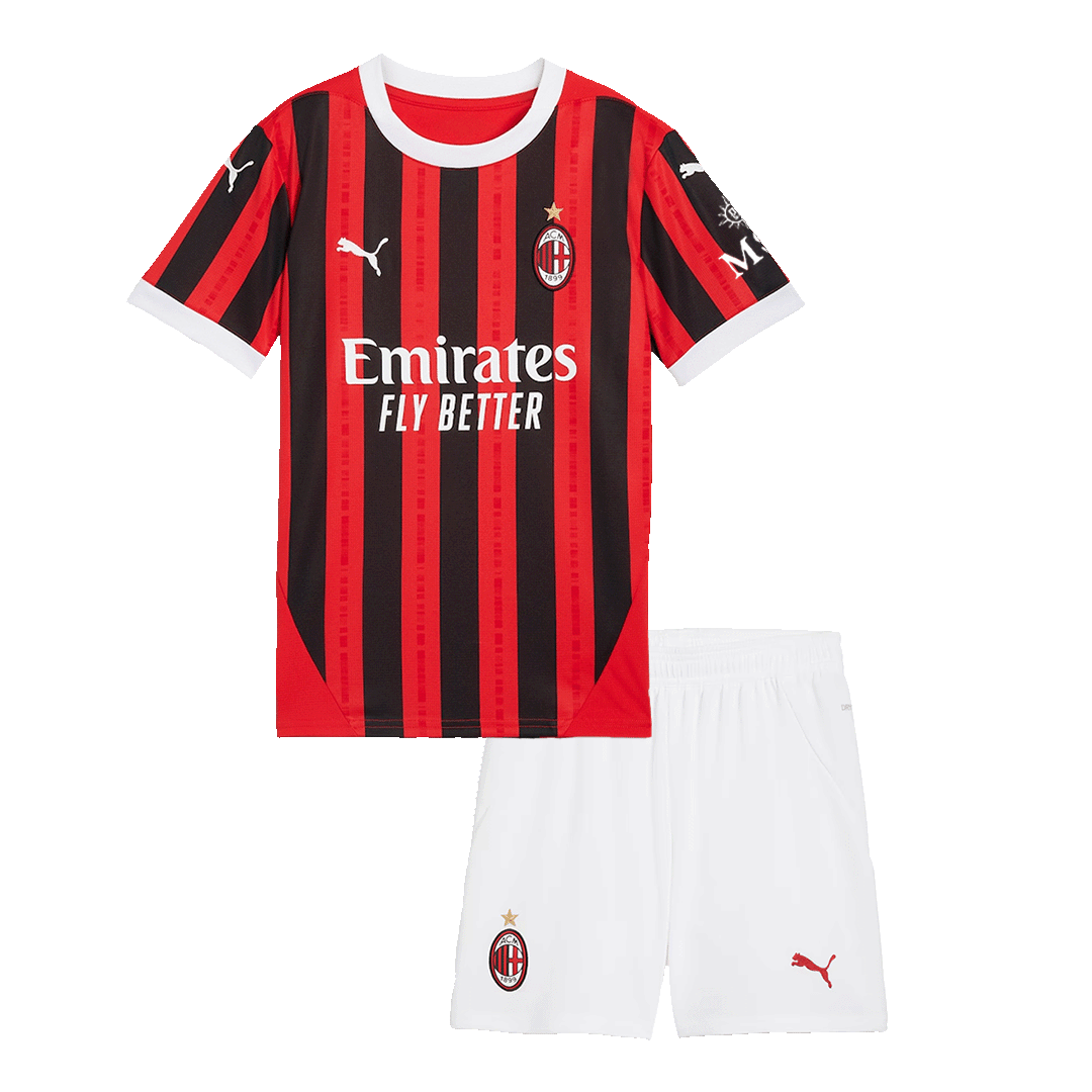 Completo Bambino AC Milan Casa 2024/25 - 2 Pezzi
