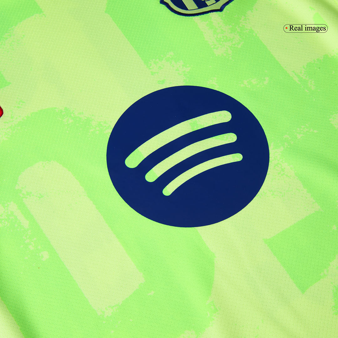 Kit Completo Barcelona Terza Uomo 2024/25 Spotify Logo Without Text - 3 Pezzi