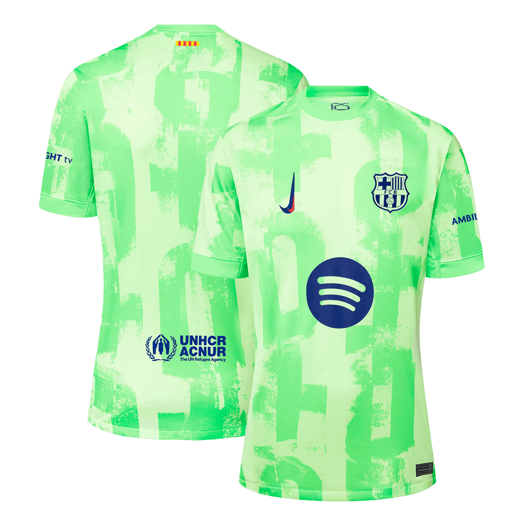 Maglia Replica Barcelona Terza Uomo 2024/25 - Spotify Logo Without Text