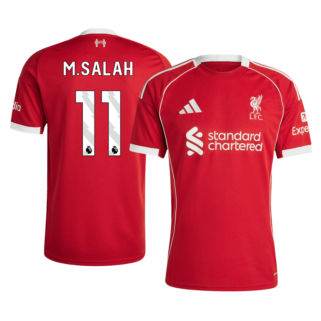 Maglia Replica Liverpool Casa M.SALAH #11 Uomo 2025/26