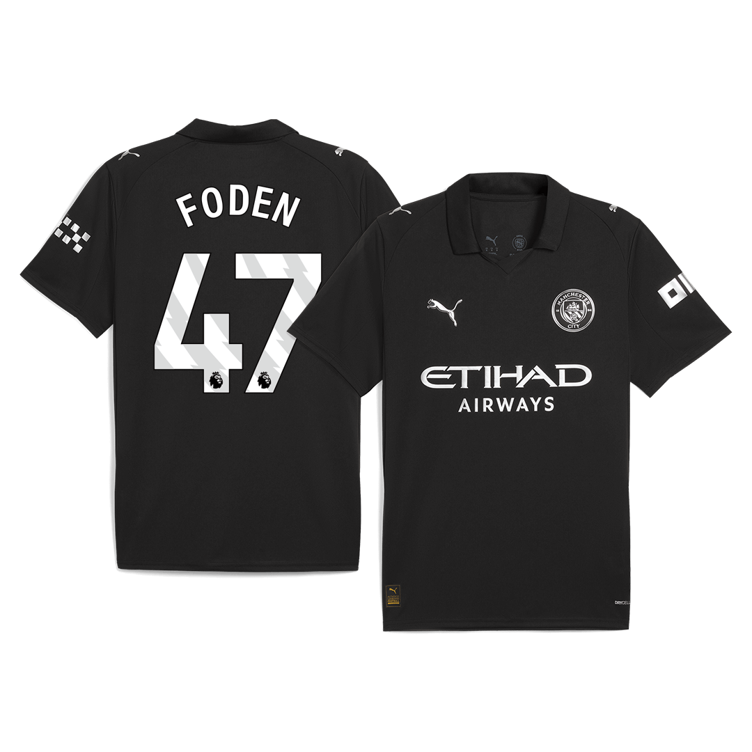 Maglia Replica Manchester City Trasferta FODEN #47 Uomo 2025/26