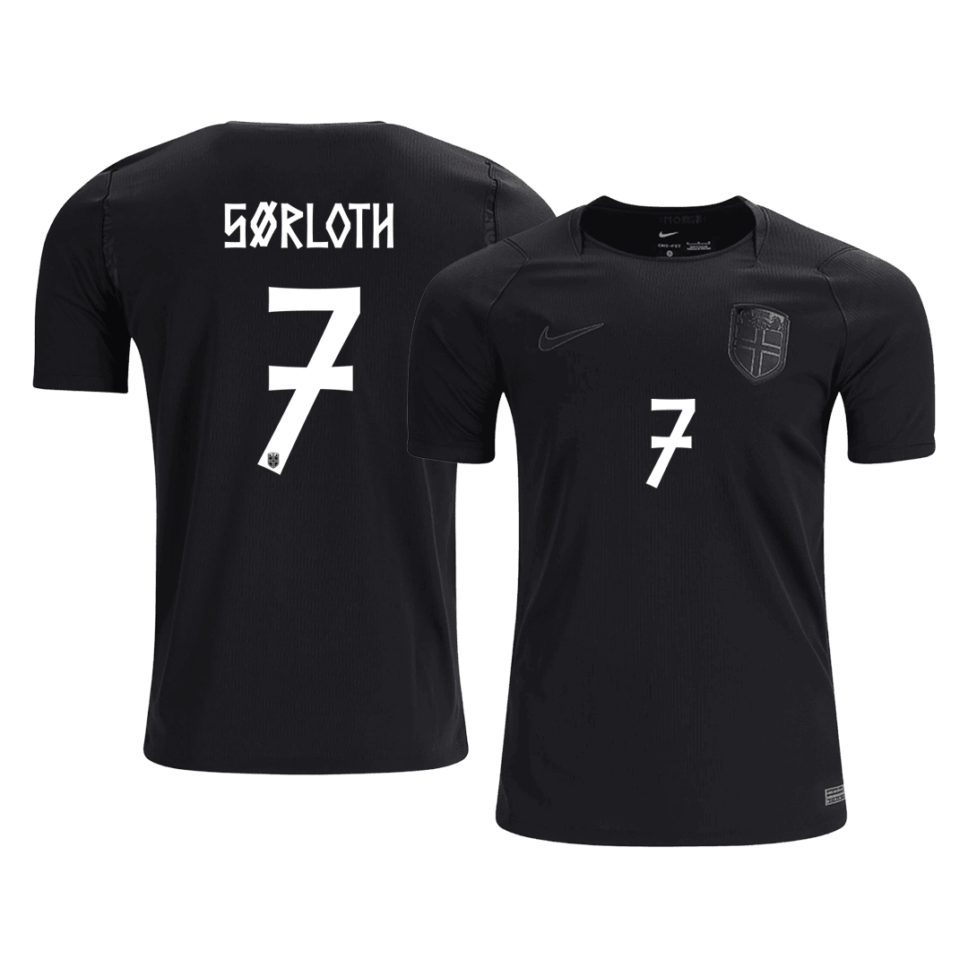 Maglia Replica Norvegia Trasferta SØRLOTH #7 Uomo Mondiali 2026