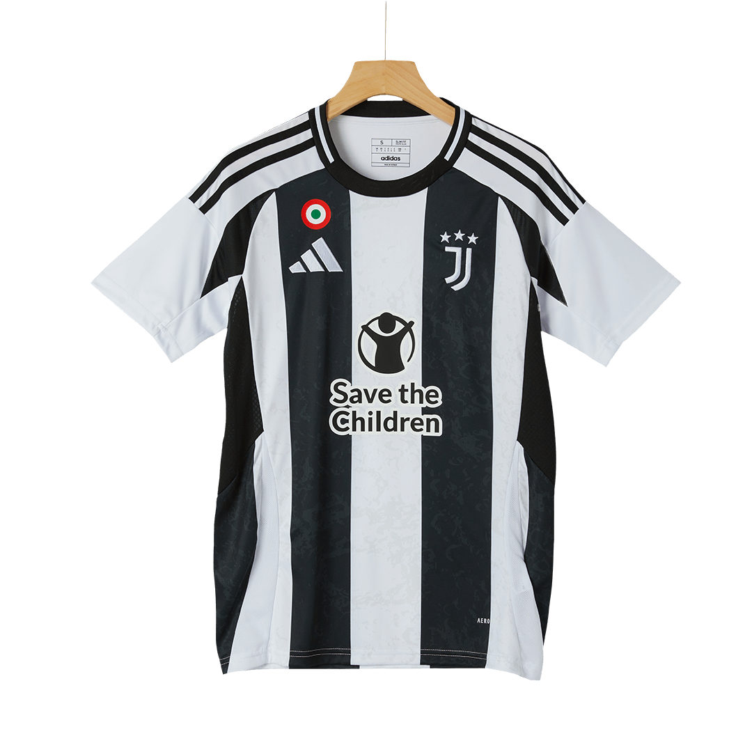 Maglia Replica Juventus Casa Uomo 2024/25 con Save the Children