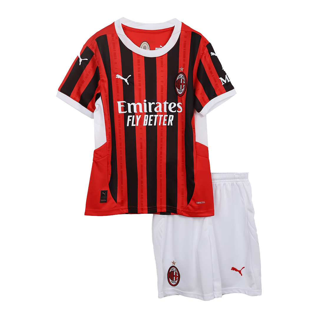 Completo Bambino AC Milan Casa 2024/25 - 2 Pezzi